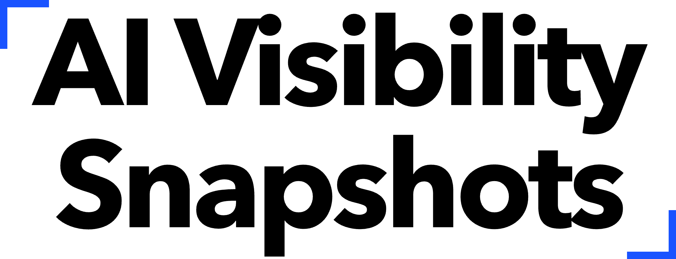 AI Visibility Snapshots